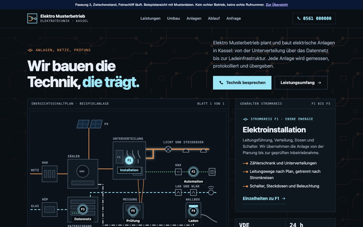 Rechneransicht des Entwurfs 02 Schaltplan