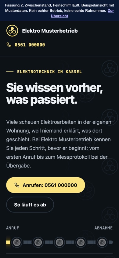Handyansicht des Entwurfs 05 Stromkreis