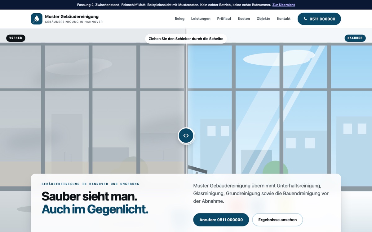 Rechneransicht des Entwurfs 02 Glanz