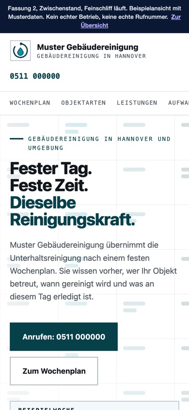 Handyansicht des Entwurfs 03 Turnus