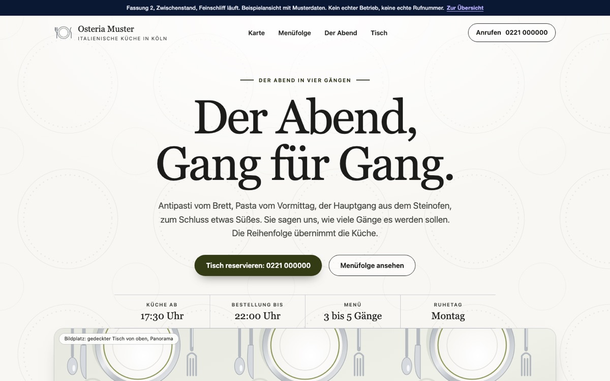 Rechneransicht des Entwurfs 03 Gänge