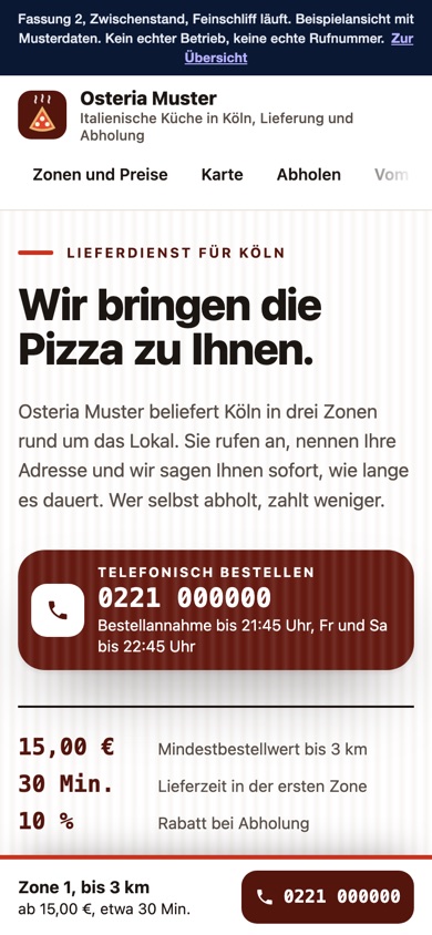 Handyansicht des Entwurfs 04 Lieferung
